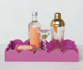 Pink Scallop Tray